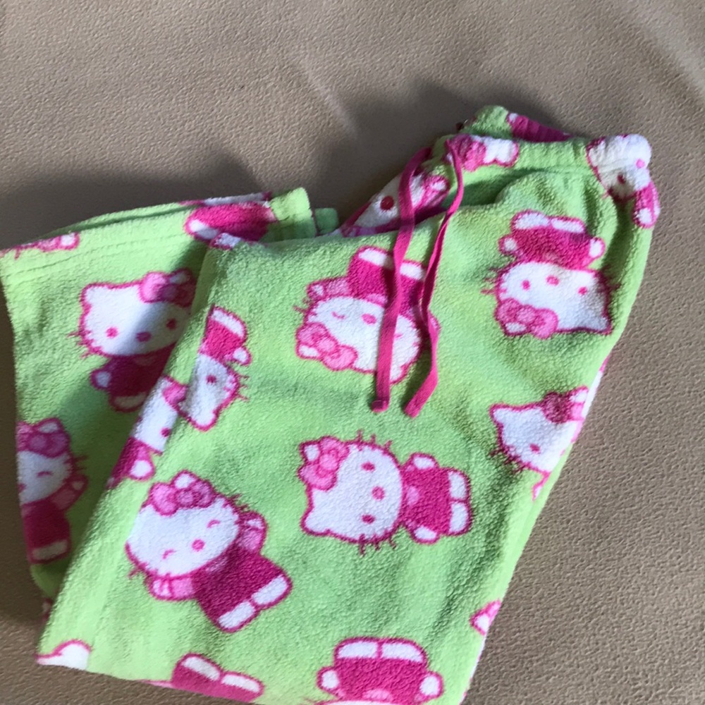 Hello Kitty Fuzzy Pajama Pants